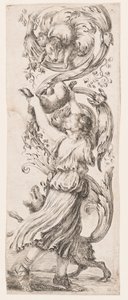 Ornamentos ou grotescos (ornamento grotesco) de Stefano della Bella