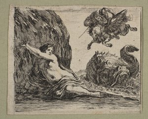 Perseu e Andrômeda, 1644. de Stefano della Bella