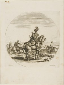 cavaleiro polonês de Stefano della Bella