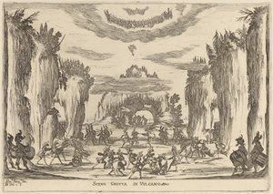 paisagem de Stefano della Bella