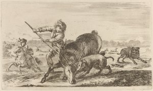 Veado na Baía de Stefano della Bella