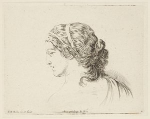 Estudo (I principii del disegno, 11) de Stefano della Bella