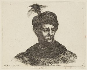 Estudo (I principii del disegno, 21) de Stefano della Bella