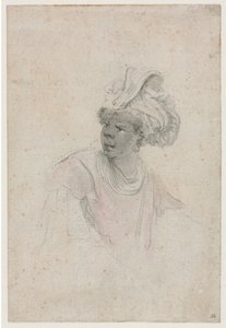 Estudo de uma charneca, de frente para a esquerda, c. 1657 de Stefano della Bella