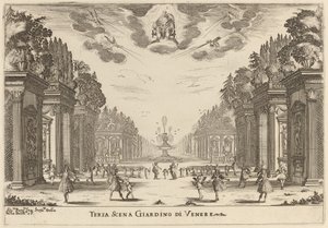 Terceira Cena Giardins de Vênus de Stefano della Bella