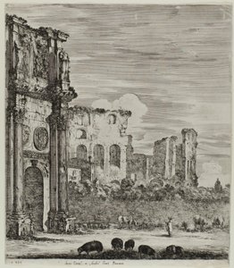 O Arco de Constantino de Stefano della Bella