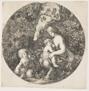 A esposa do sátiro, 1656 de Stefano della Bella