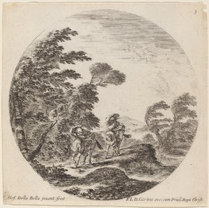 paisagem de Stefano della Bella
