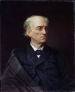 Retrato do poeta russo Fyodor Ivanovich Tyutchev (Theodore Tiouttchev ou Tioutchev de Stepan Fyodorovich Alexandrovsky
