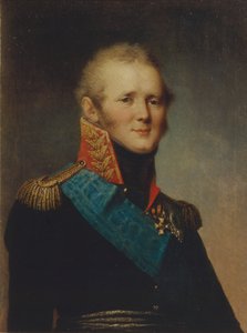Retrato do imperador Alexandre I 1777-1825, 1809
