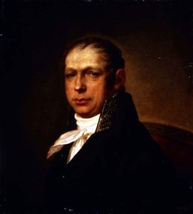 Retrato do Arquitecto Adrian Dmitrievich Zakharov (1761-1811) 1804 (óleo sobre tela)