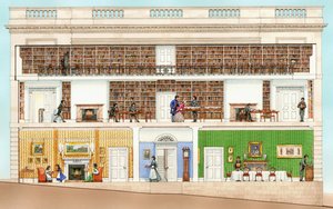Armagh Robinson Library, Armagh, N.away001 (tinta e aguarela) de Stephen Conlin