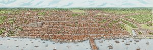 Londres jacobina (adulto), c.1603-1625 (tinta e aguarela) de Stephen Conlin