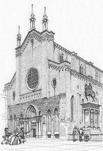 A Igreja dos Santos Zanipolo, Veneza de Stephen Conlin