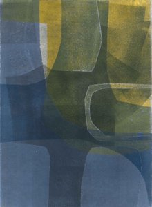 Arches Sun  Sea II, 2015 (mono-impressão sobre papel) de Stephen Dow