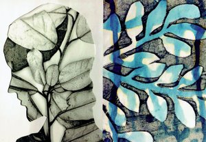 La Foret X, 2017 (colagem) de Stephen Dow