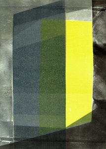 Oblíquo IV, 2020, monoimpressão sobre papel