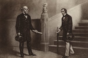 Gladstone and Disraeli, Beaconsfield (fotogravura) de Stephen James (after) Ferris