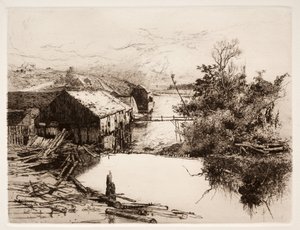 Mills em Mispek, N.B., 1884.