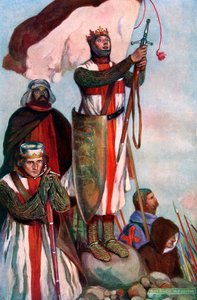 Cruzados avistando Jerusalém, 1909. de Stephen Reid