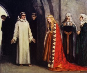 São Bernardo e a sua Irmã Hombeline (cor litho) de Stephen Reid