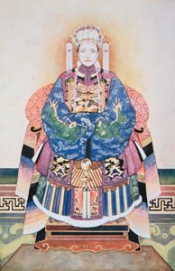 Tzu-Hsi, após um desenho chinês (aquarela sobre papel) de Stephen Reid