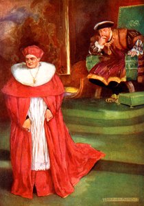 Entrevista de Wolseys com o rei Henrique VIII, 1909. de Stephen Reid