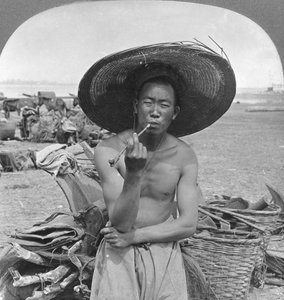Chinaman típico, Bhamo, Birmânia, 1908