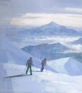 Viagem de esqui alpino de Steve Mitchell