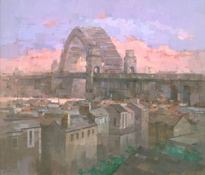 Ponte de Sydney ao entardecer de Steve Mitchell