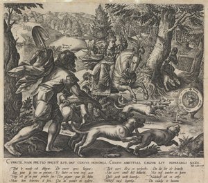 Uma caça alegórica, 1578