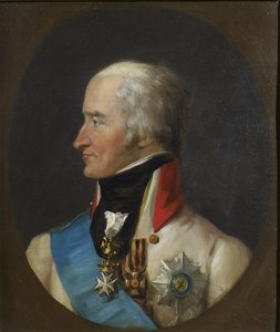 Retrato do Conde Levin Leonty August Theophil von Bennigsen 1745-1826, c. 1810 de Stroely