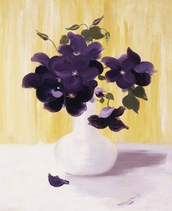 O vaso branco. Pintura de Stuart Park (1862-1933) Coleção particular. de Stuart Park