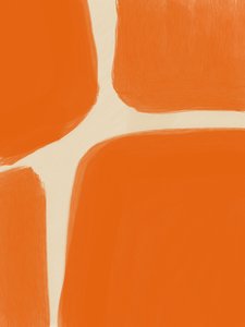 Formas abstratas em laranja de Studio Palette