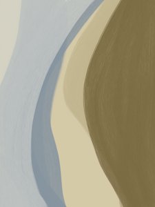 Curvas abstratas com tons terrosos de Studio Palette