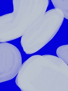 Formas Azuis Orgânicas de Studio Palette