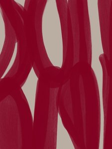 Linhas abstratas vermelhas de Studio Palette
