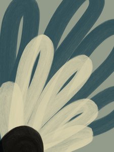 Flor Abstrata Sereno de Studio Palette