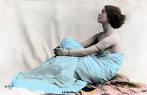 Lina Cavalieri como Fedora, c. 1900-1905 (cartão postal) de Studio Reutlinger