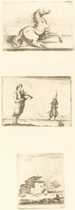 Folha de gravuras de Style of Jacques Callot