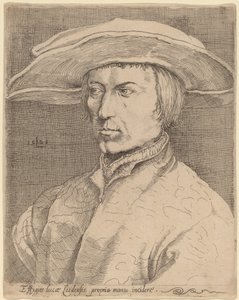 Auto-retrato de Style of Lucas van Leyden after Albrecht Dürer
