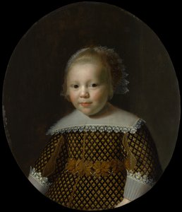 Retrato de um menino. de Style of Paulus Moreelse