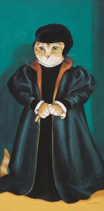 Ilustração de Cats Galore! Um Compêndio de Gatos Cultivados (pub. 2015) de Susan Herbert