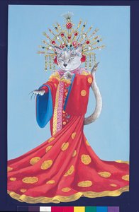 Ilustração de Cats Galore! Um Compêndio de Gatos Cultivados (pub. 2015) de Susan Herbert