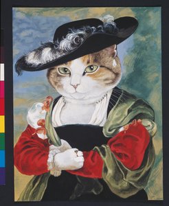 Ilustração de Cats Galore! Um Compêndio de Gatos Cultivados (pub. 2015) de Susan Herbert