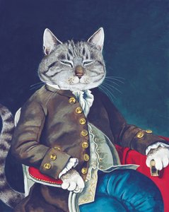 Ilustração de Cats Galore! Um Compêndio de Gatos Cultivados (pub. 2015) de Susan Herbert