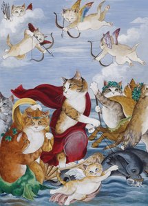 Ilustração de Cats Galore! Um Compêndio de Gatos Cultivados (pub. 2015) de Susan Herbert