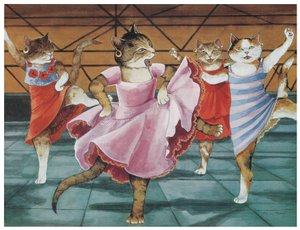 Ilustração do filme Cats (pub. 2006) de Susan Herbert