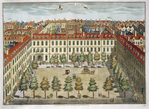 Devonshire Square, para &39;Stow&39;s Survey of London&39;, pub. 1754