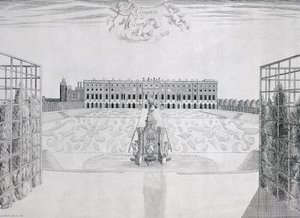 Hampton Court South Front, c.1830 de Sutton Nicholls